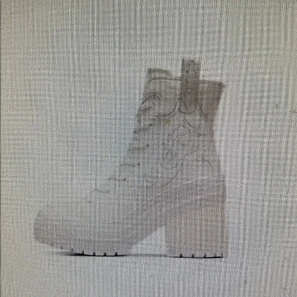 Converse Chuck Taylor 70DeLuxe Hi Western Platform White High-TopSneakers NIB9.5 - Picture 16 of 17